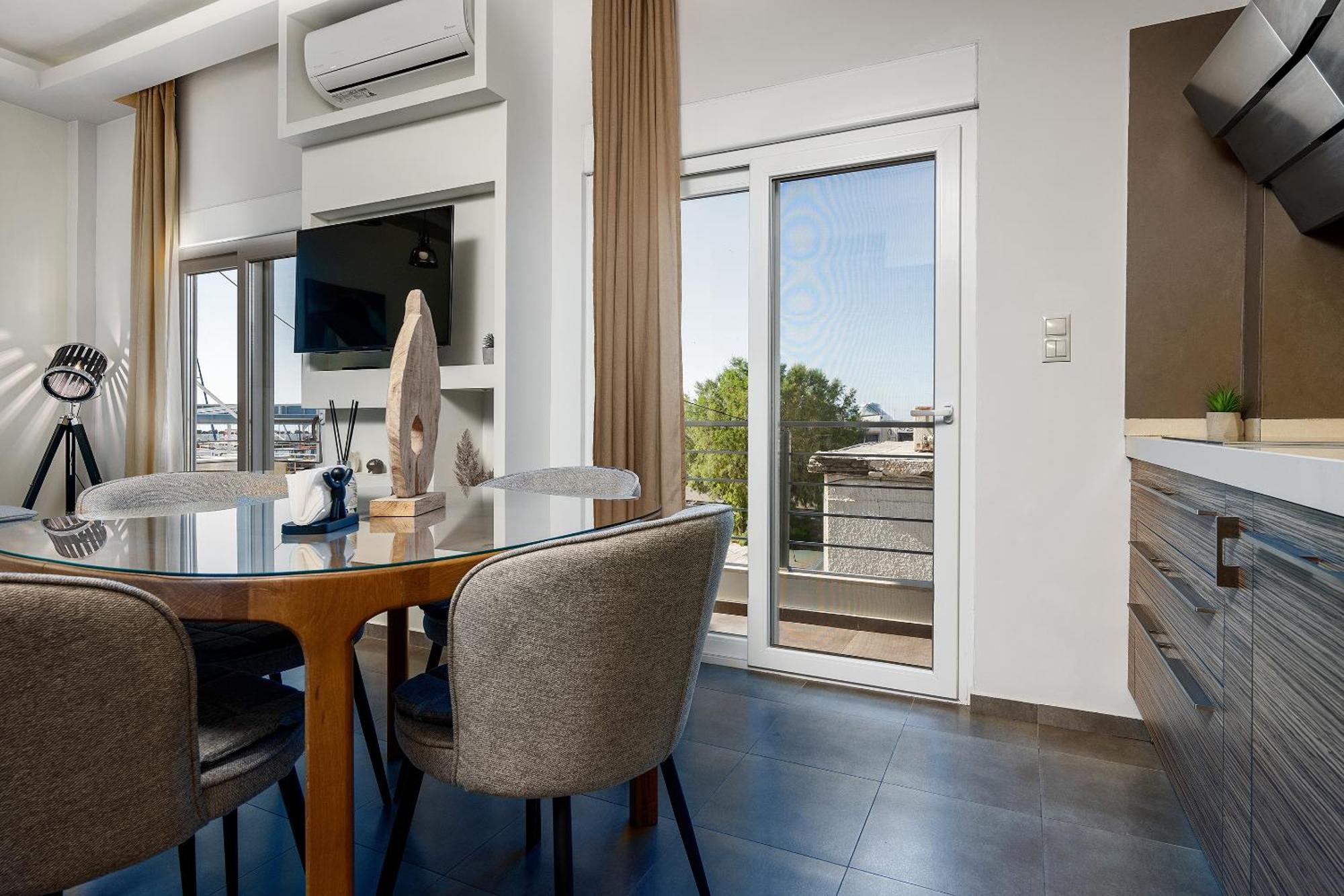 Ioanna Bayview Luxury Apartment เอียราเปตรา ภายนอก รูปภาพ